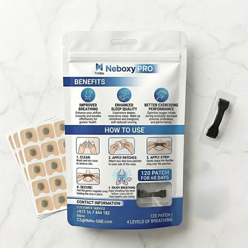 Neboxy™ Magnetic Nasal Strips with 120 Patches enough for 60 days!